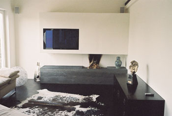 Offener Kamin - Dachgeschoß, Wien 2005
